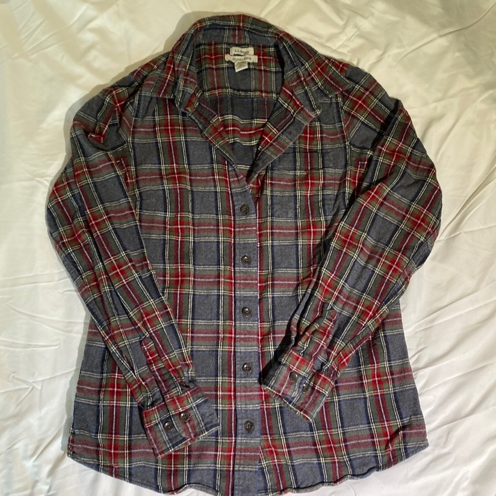 LL Bean flannel shirt, size XS